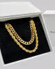 Best Trending 18K Gold Cable Chain + Rope Chain Necklace Set Gift on Sale for Women, Lady, Mother, Wife sold by Mason & Madison Co.