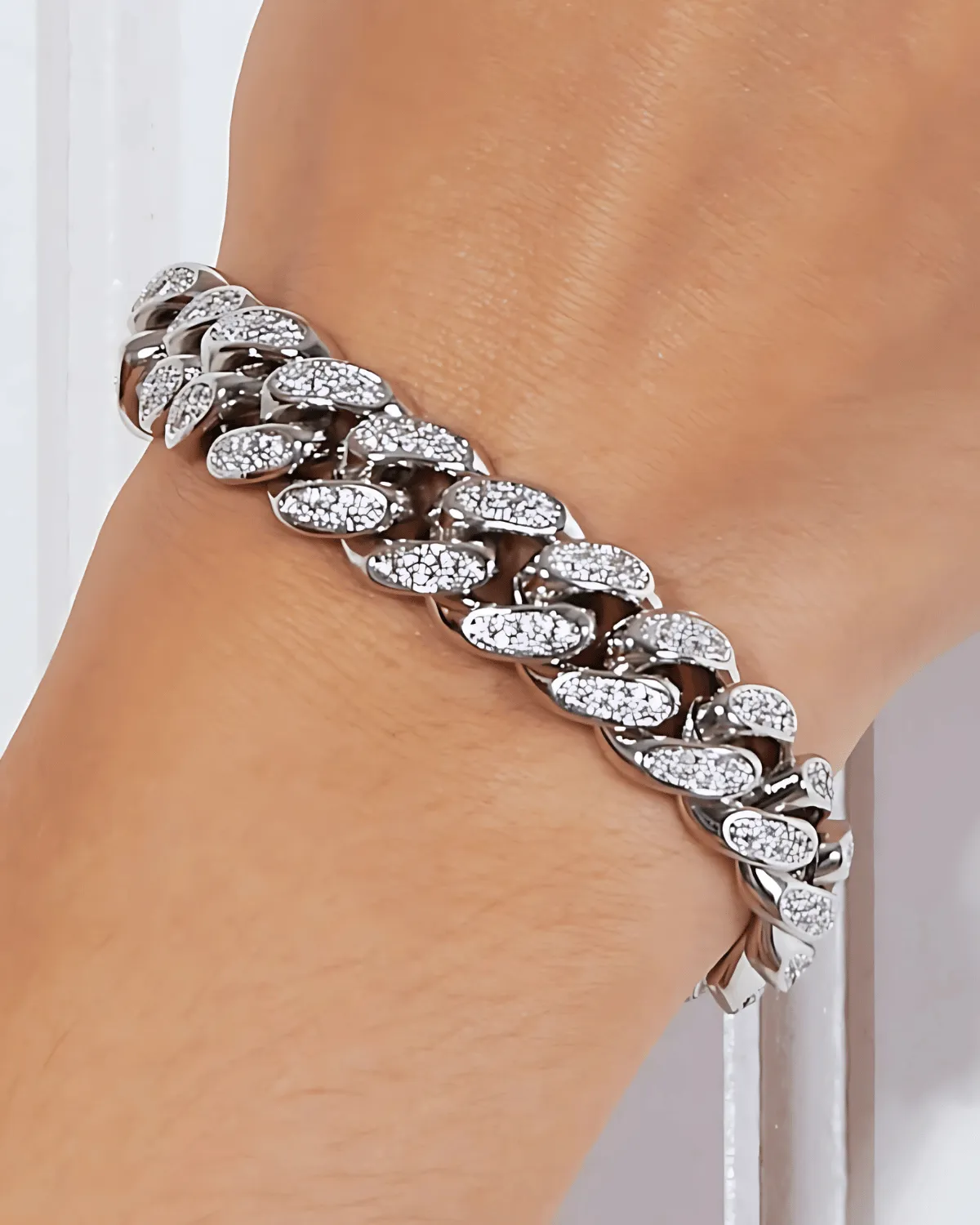 Best Trending Diamond Silver Chain Bracelet Gift on Sale for Women, Lady, Mother, Wife sold by Mason & Madison Co.