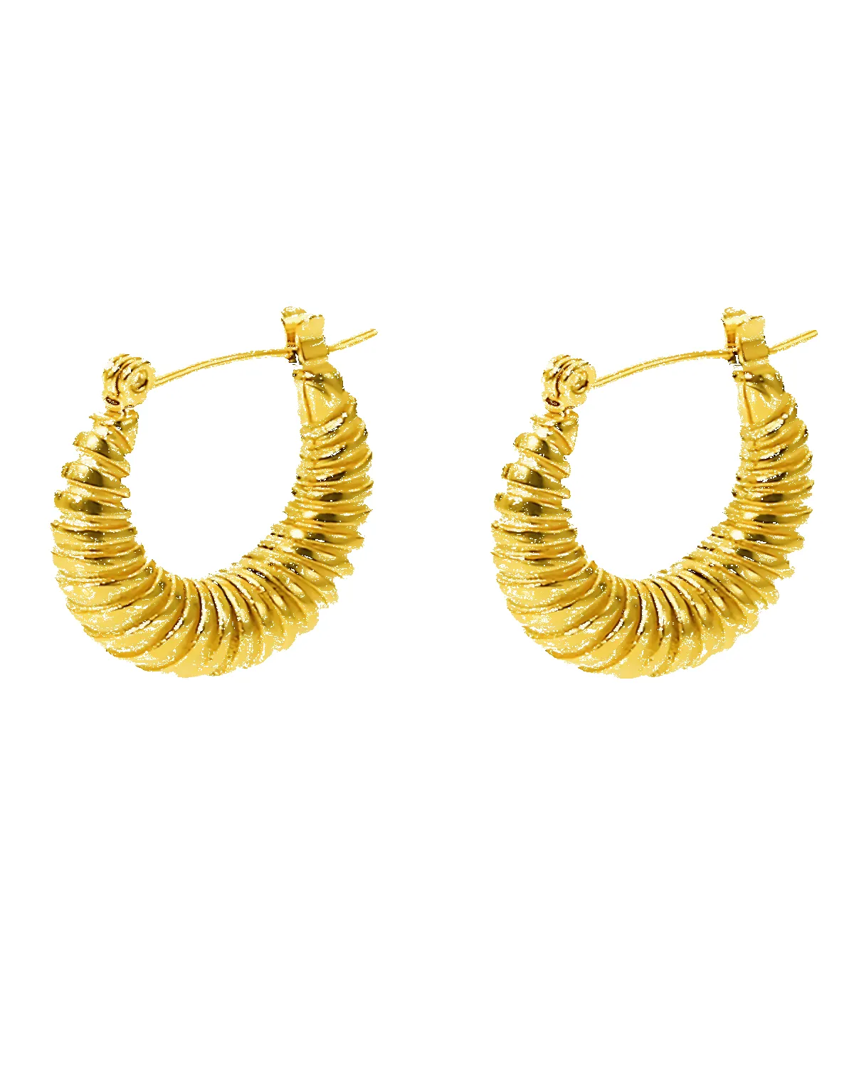 Best Trending 18K Gold Hoop Earrings Gift on Sale for Women, Lady, Mother, Wife sold by Mason & Madison Co.