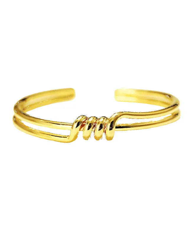 Best Trending 18K Gold Cuff Bracelet Gift on Sale for Women, Lady, Mother, Wife sold by Mason & Madison Co.