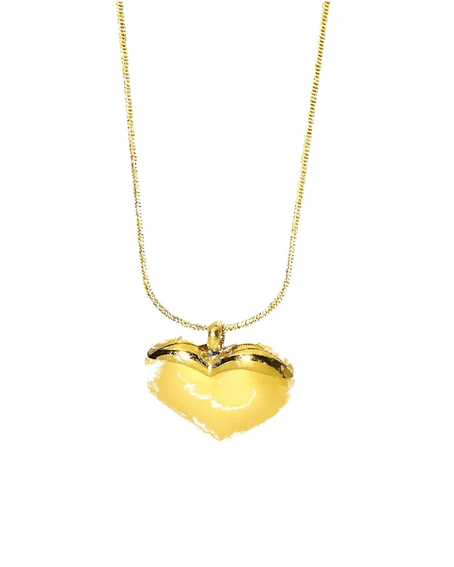 Best Trending 18K Gold Heart Pendant Necklace Gift on Sale for Women, Lady, Mother, Wife sold by Mason & Madison Co.