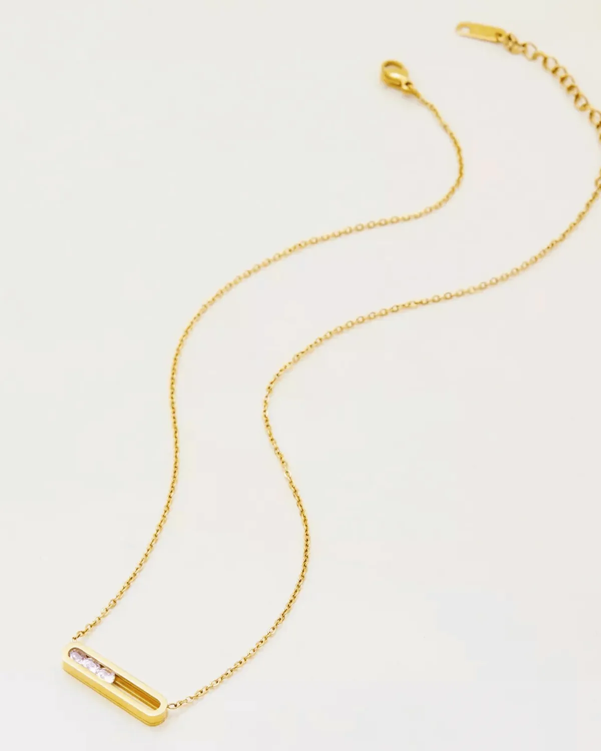 18K Gold Diamond Pendant Necklace - Move sold by Mason & Madison Co. product image thumbnail 2