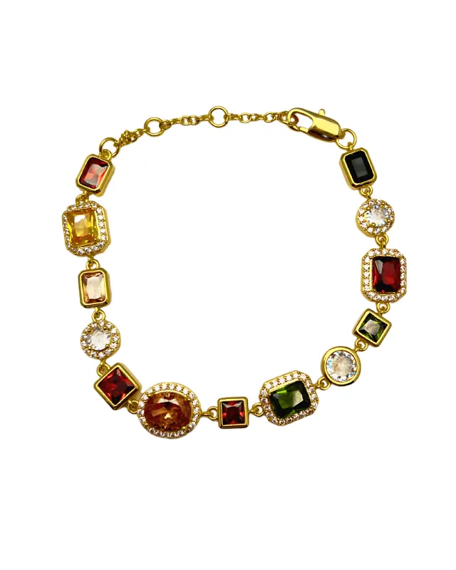 18K Diamond Gold Chunky Chain Bracelet - MASON CHUNKY CHAIN™ Diamond sold by Mason & Madison Co.