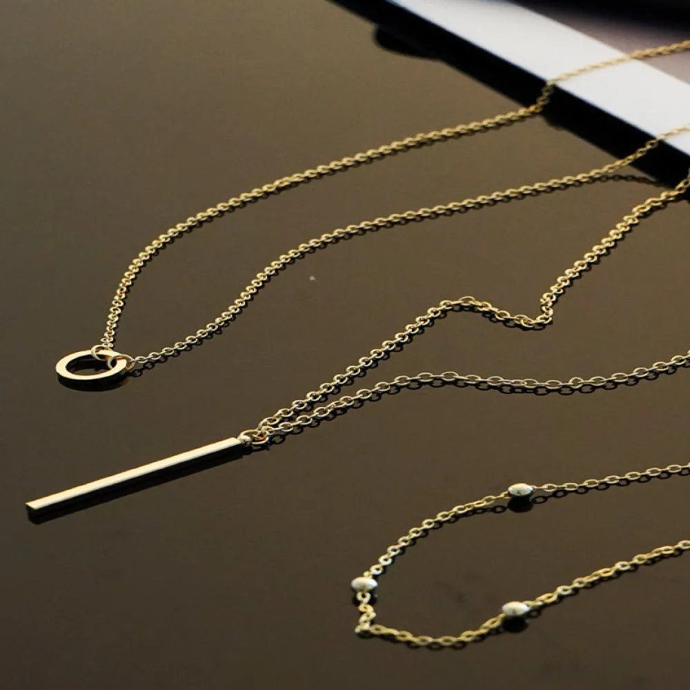 Gold Chain Necklaces Layering Set sold by Mason & Madison Co. product image thumbnail 3