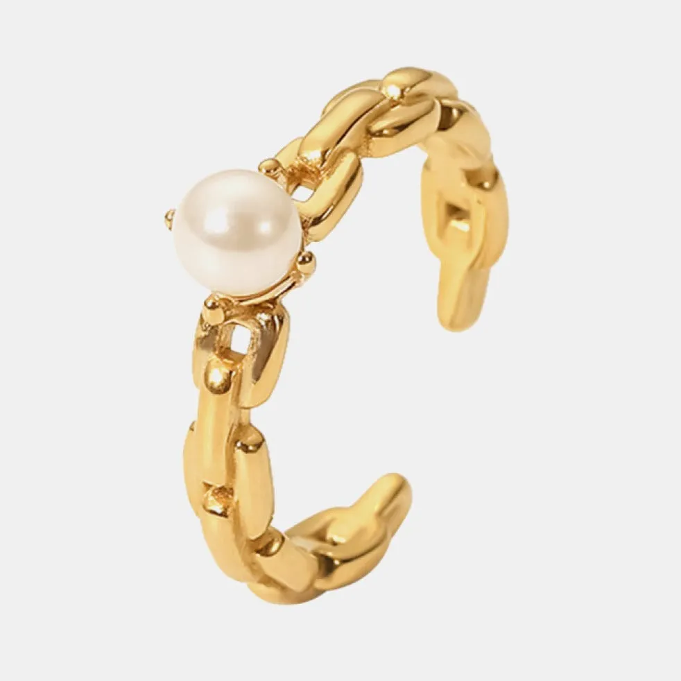 Pearl Ring - Link Open sold by Mason & Madison Co.