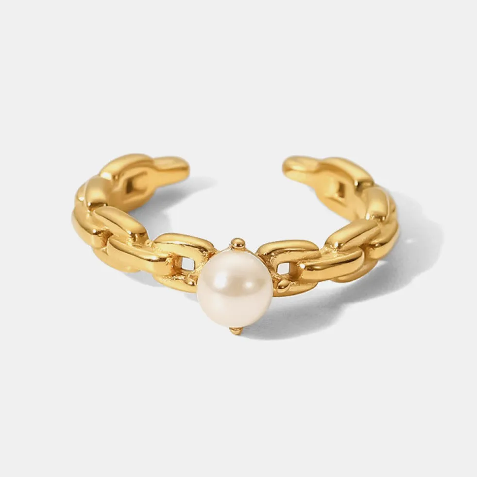 Pearl Ring - Link Open sold by Mason & Madison Co. product image thumbnail 2