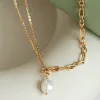 Pearl Pendant Necklace in Double-Layered sold by Mason & Madison Co.