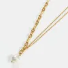 Pearl Pendant Necklace in Double-Layered sold by Mason & Madison Co.