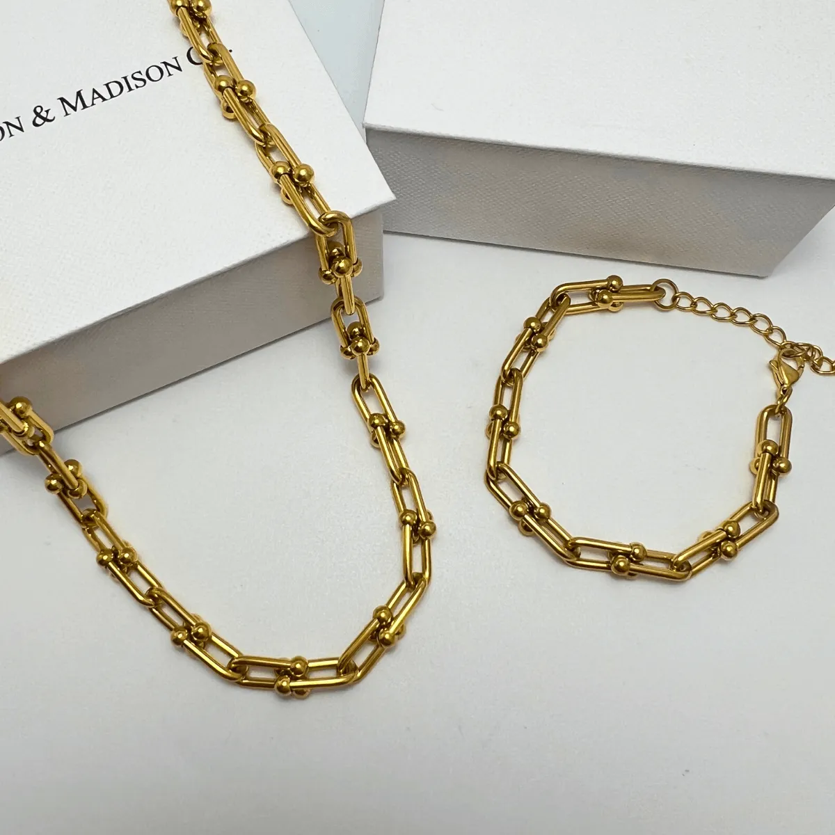 Graduated Link Chain Bundle Set sold by Mason & Madison Co. product image thumbnail 2