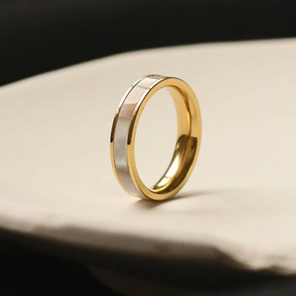 Gold Shell Ring sold by Mason & Madison Co. product image thumbnail 3