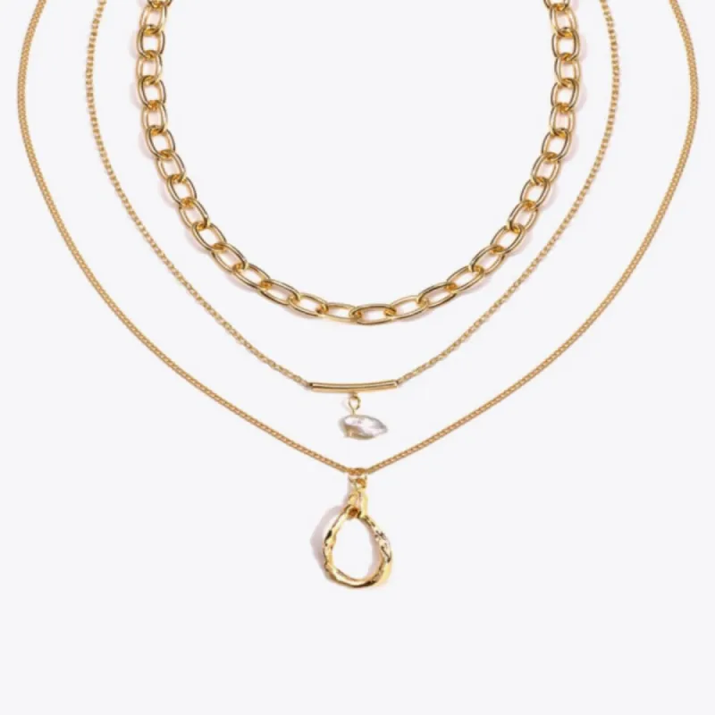 Gold Layered Necklace - Want To Know You Better sold by Mason & Madison Co.