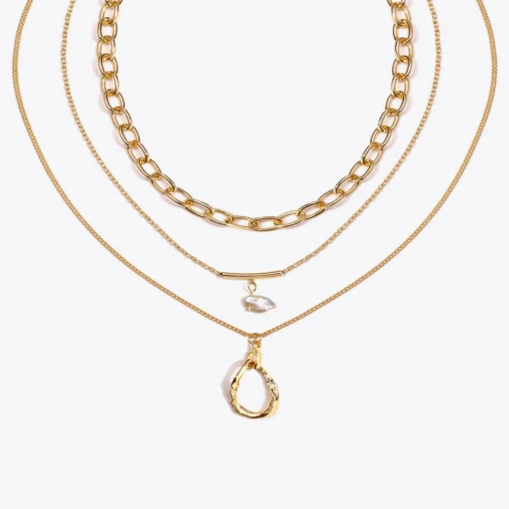 Gold Layered Necklace - Want To Know You Better sold by Mason & Madison Co.