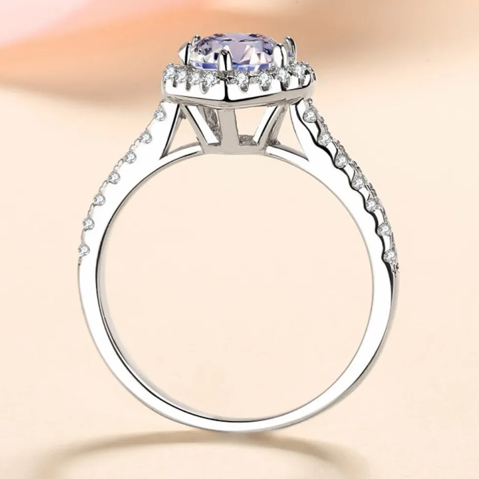 Diamond Heart Ring - 1 Carat sold by Mason & Madison Co. product image thumbnail 5