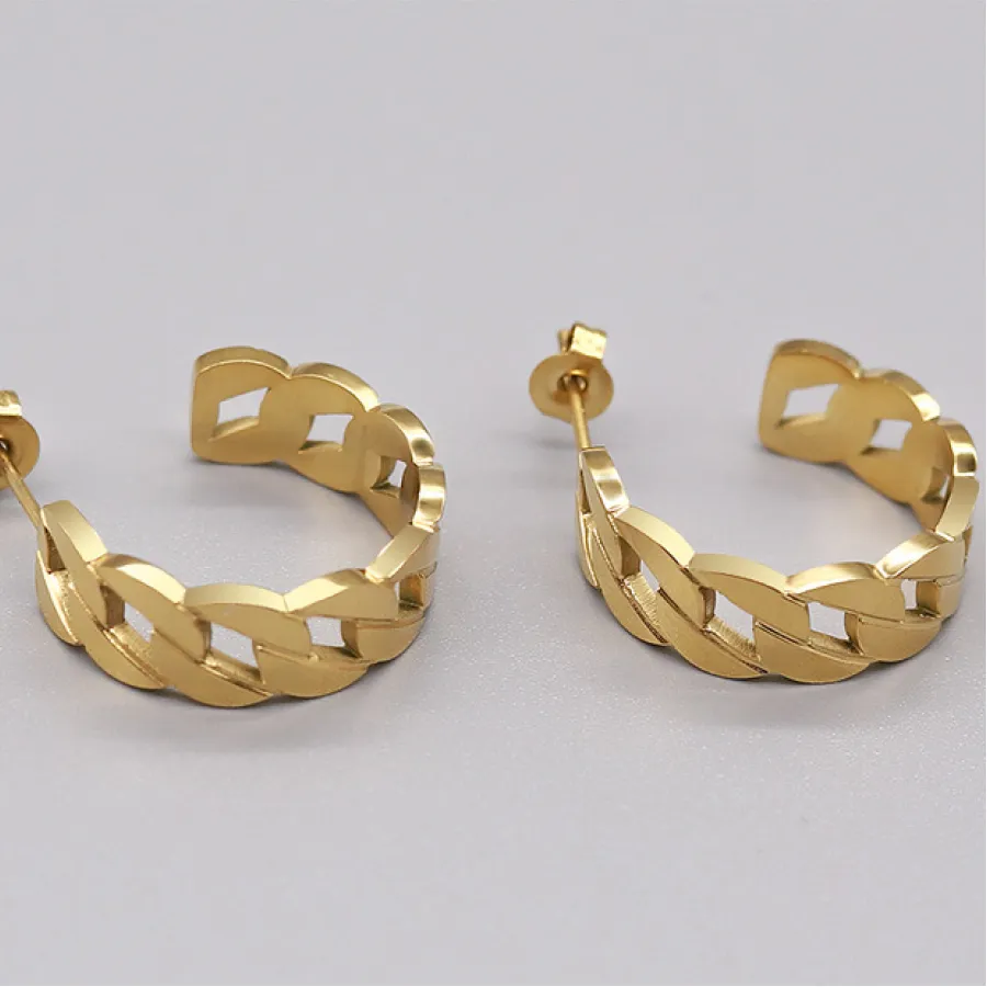 Chunky Chain Hoops sold by Mason & Madison Co. product image thumbnail 4