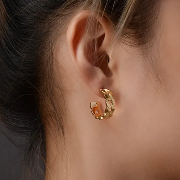 Chunky Chain Hoops sold by Mason & Madison Co. product image thumbnail 2