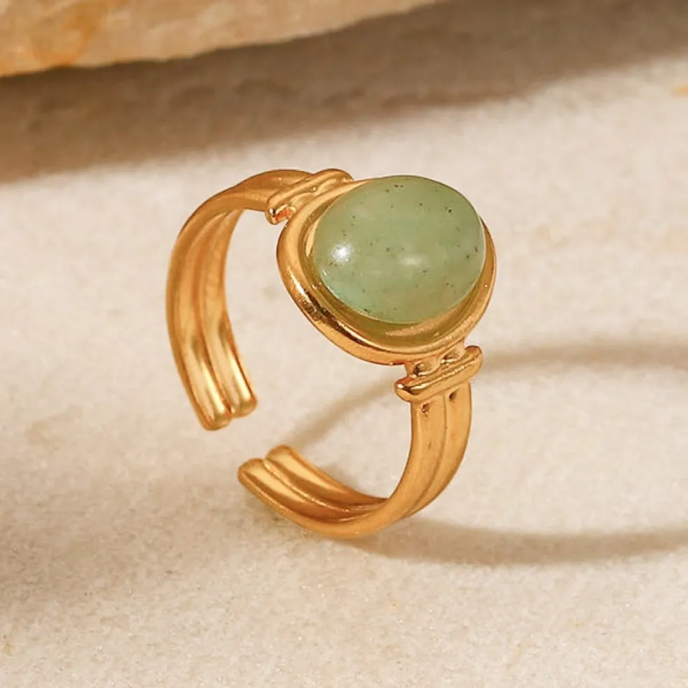 Jade Open Ring sold by Mason & Madison Co. product image thumbnail 4