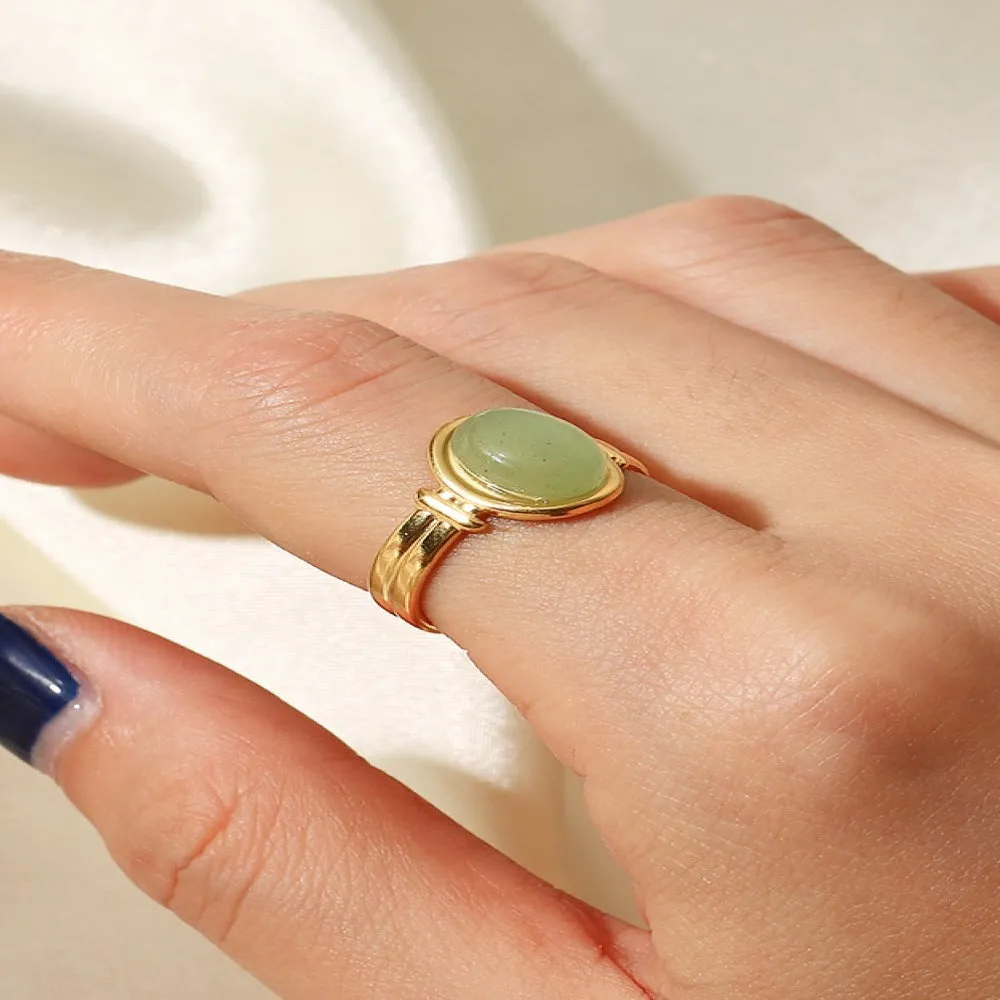 Jade Open Ring sold by Mason & Madison Co. product image thumbnail 2