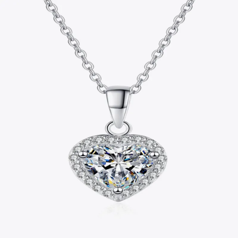 Diamond Heart Pendant Necklace - 1 Carat sold by Mason & Madison Co.