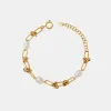 Pearl Chain Bracelet with Knots sold by Mason & Madison Co.
