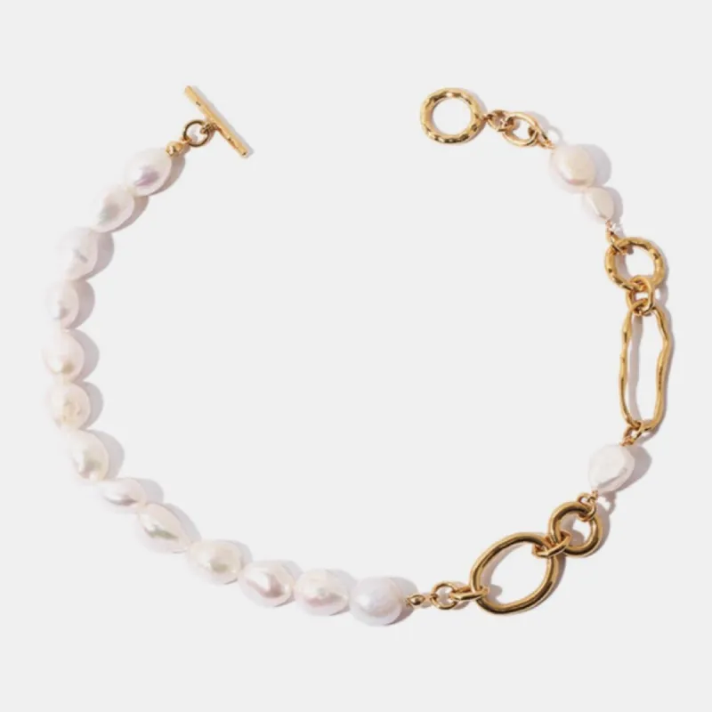 Pearl Toggle Clasp Necklace sold by Mason & Madison Co.