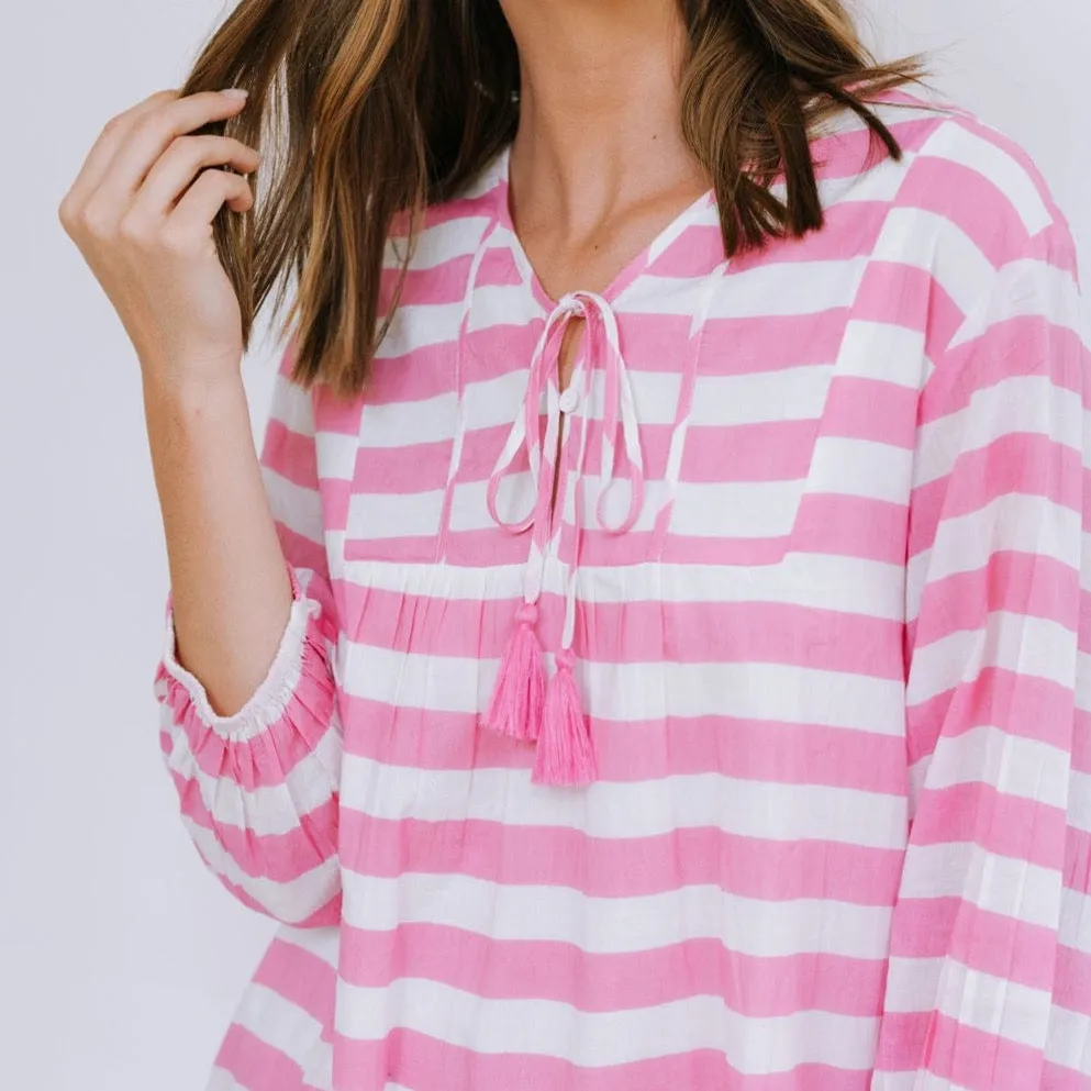 Duval Stripe Copa Dress sold by Sunshine Tienda product image thumbnail 2