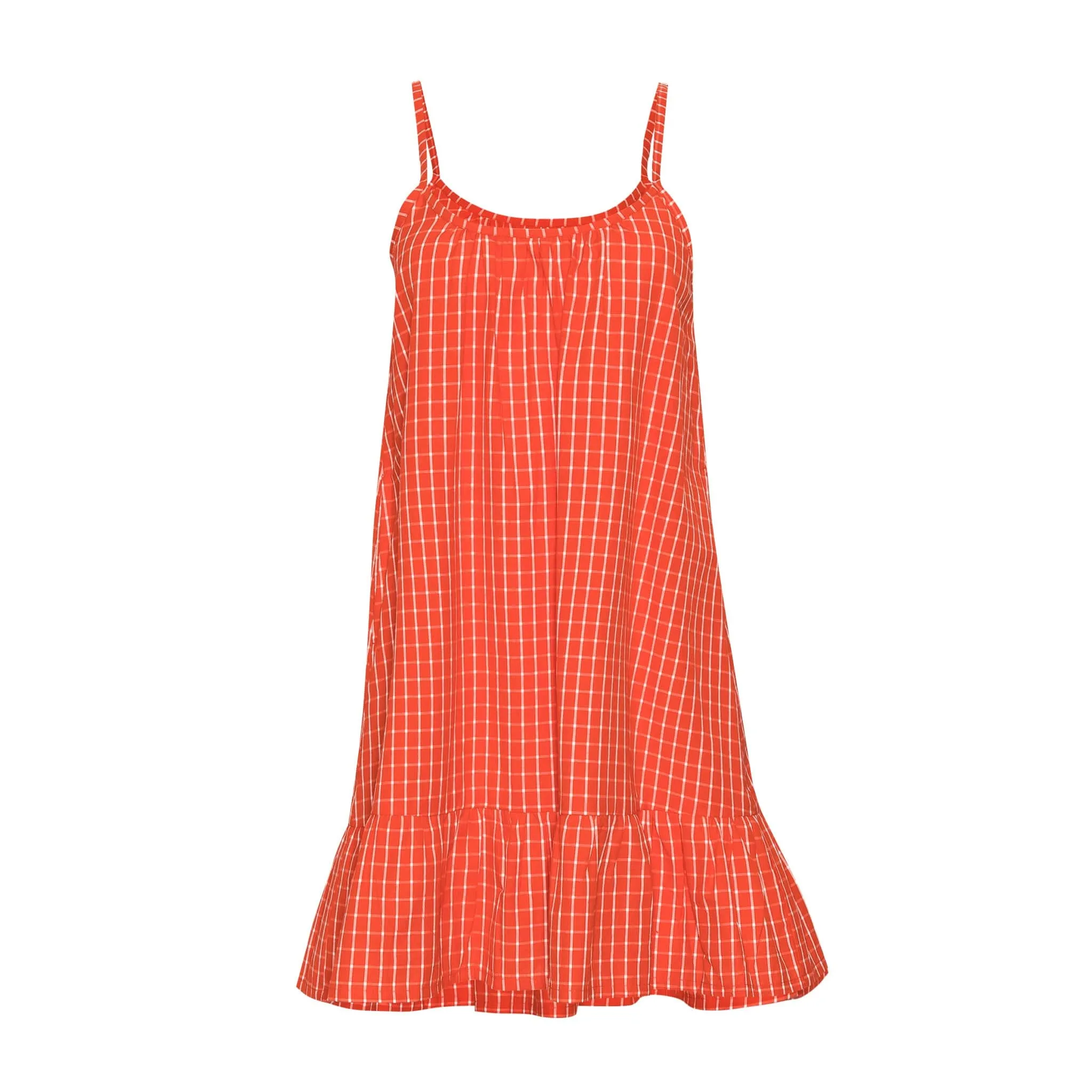Red Plaid Olivia Dress sold by Sunshine Tienda product image thumbnail 3