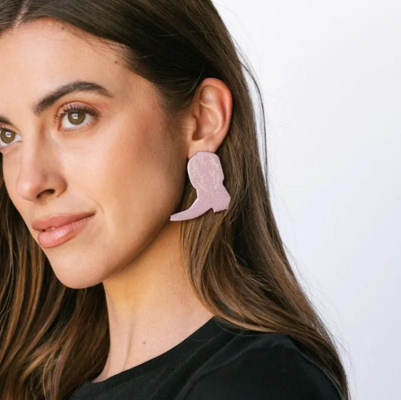 Metallic Pink and Ivory Rodeo sold by Sunshine Tienda