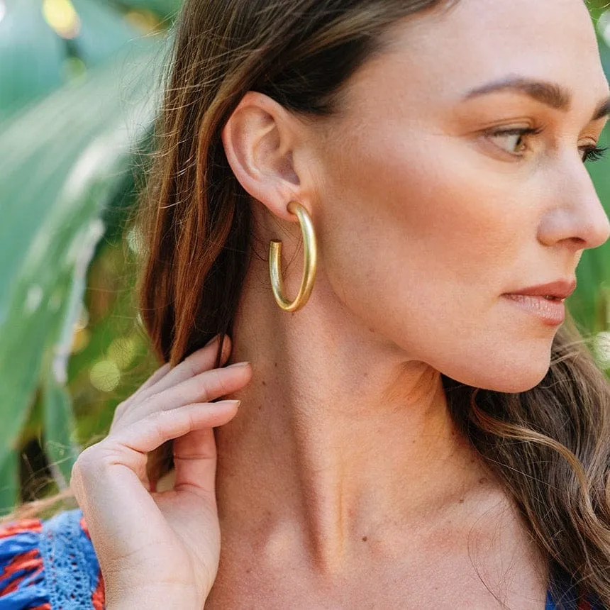 Gold Hoops sold by Sunshine Tienda product image thumbnail 2