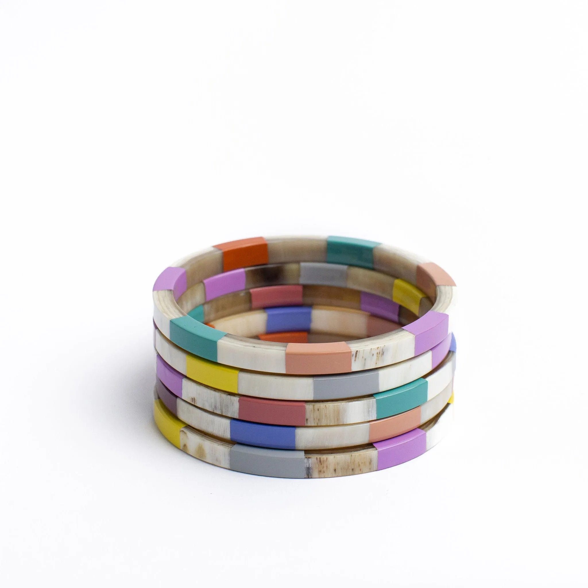 Colorful Tile Bangle Set sold by Sunshine Tienda