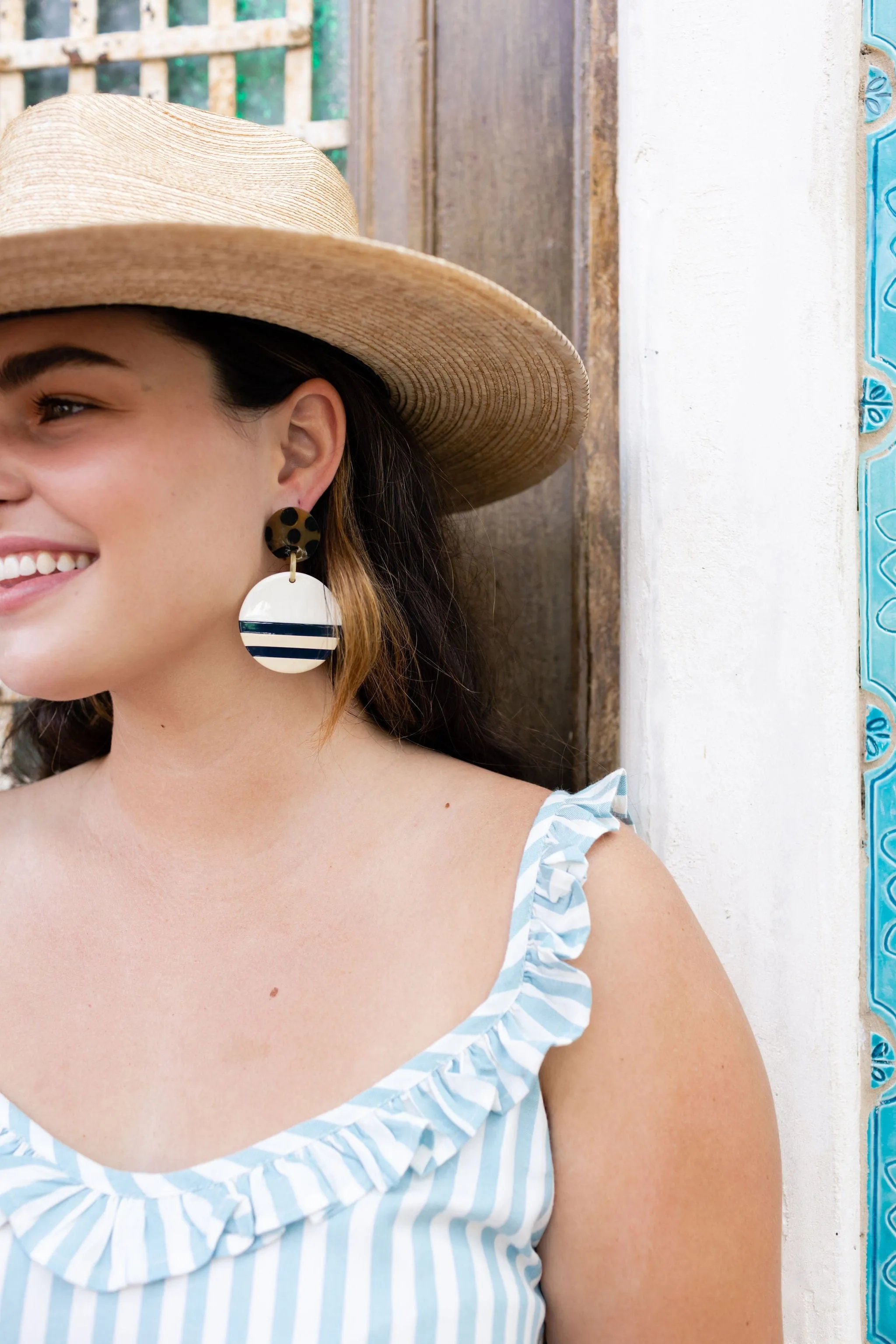 Sailing Circle Earrings sold by Sunshine Tienda product image thumbnail 2