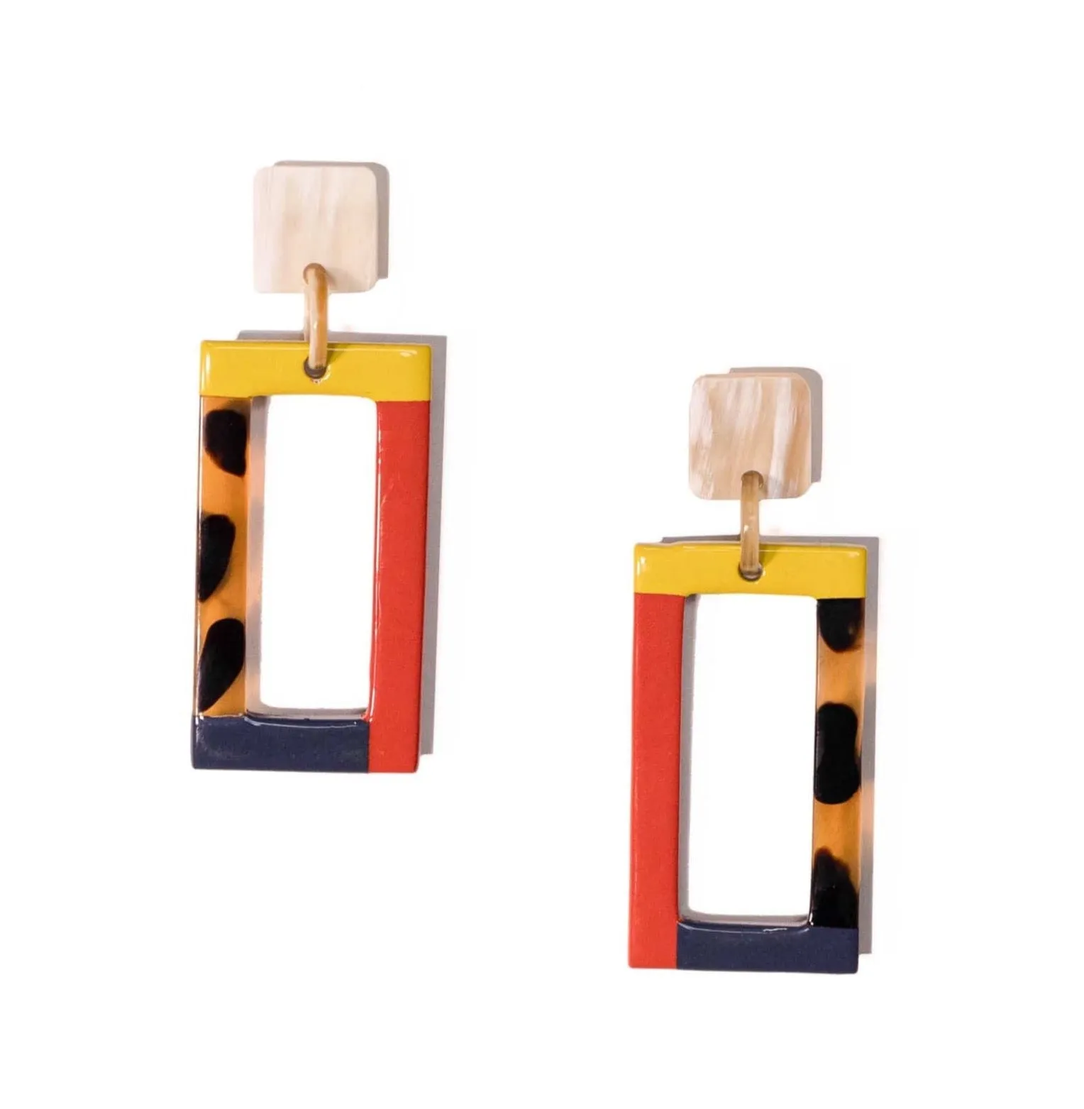 Alpine Colorblock Earrings sold by Sunshine Tienda