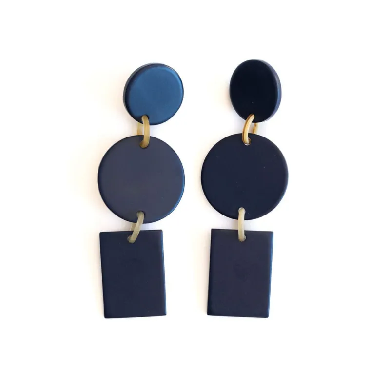 Navy Harbor Earrings sold by Sunshine Tienda