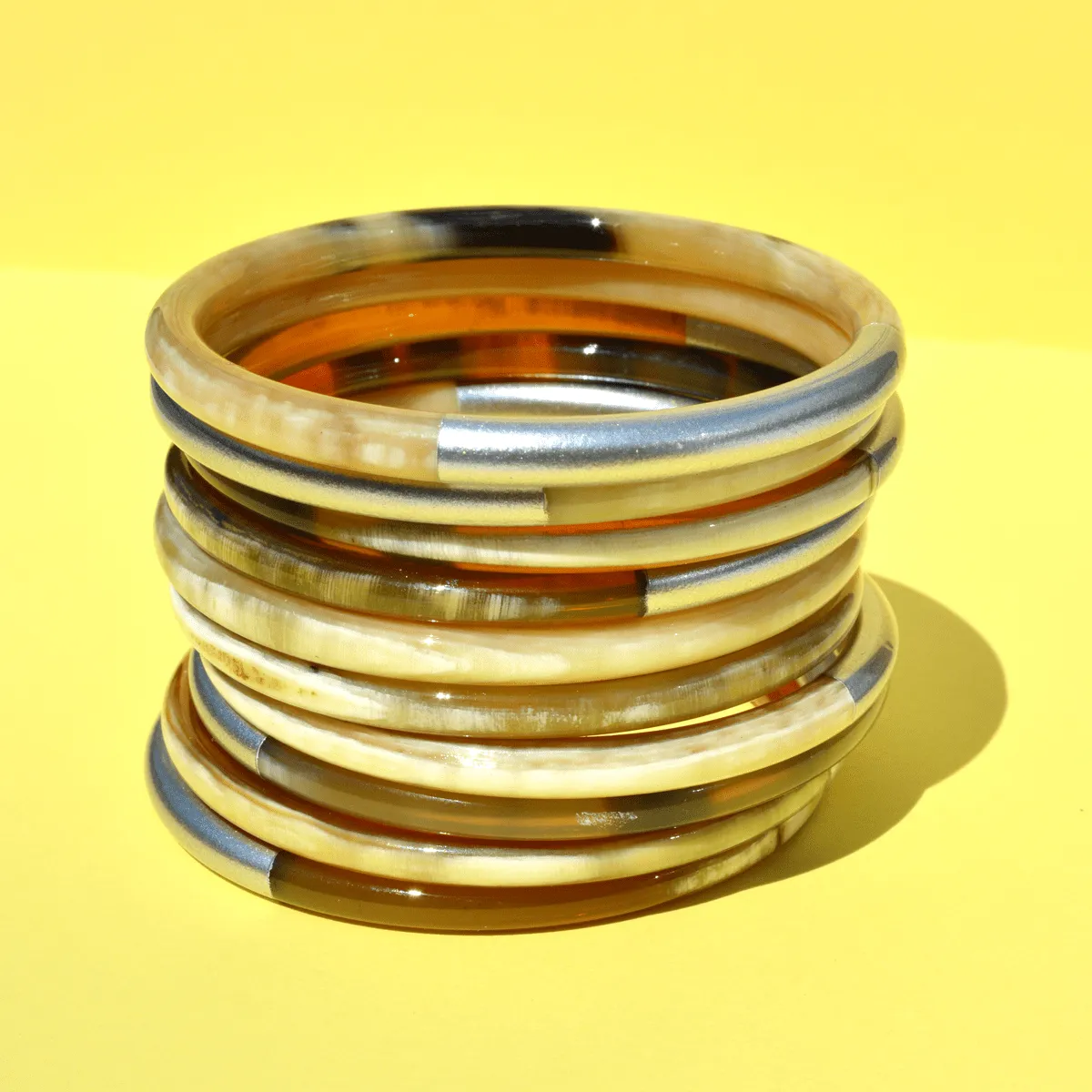 Silver Metallic Bangles sold by Sunshine Tienda product image thumbnail 4