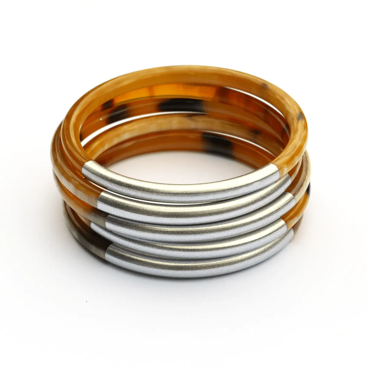 Silver Metallic Bangles sold by Sunshine Tienda