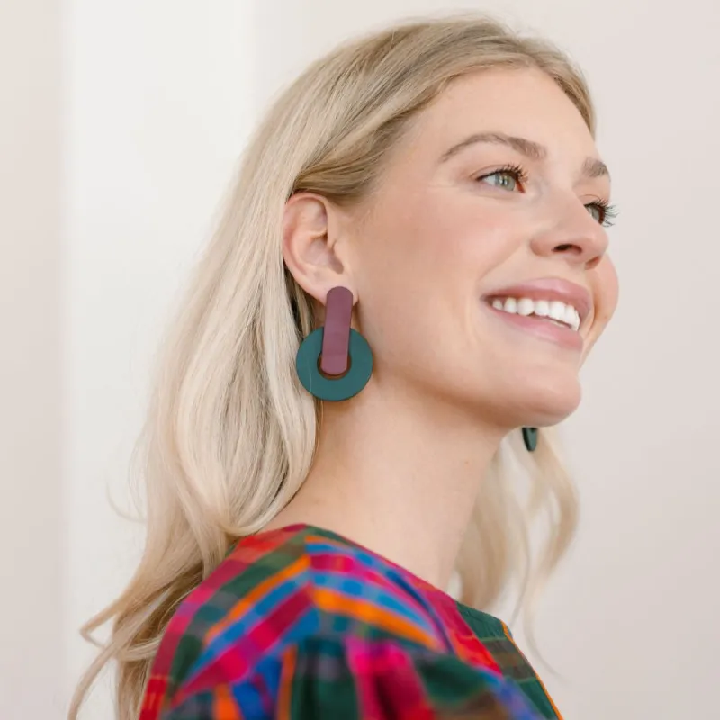 Green Valley Earrings sold by Sunshine Tienda