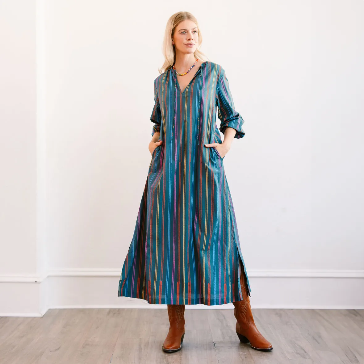 Puerto Stripe Sienna Dress sold by Sunshine Tienda