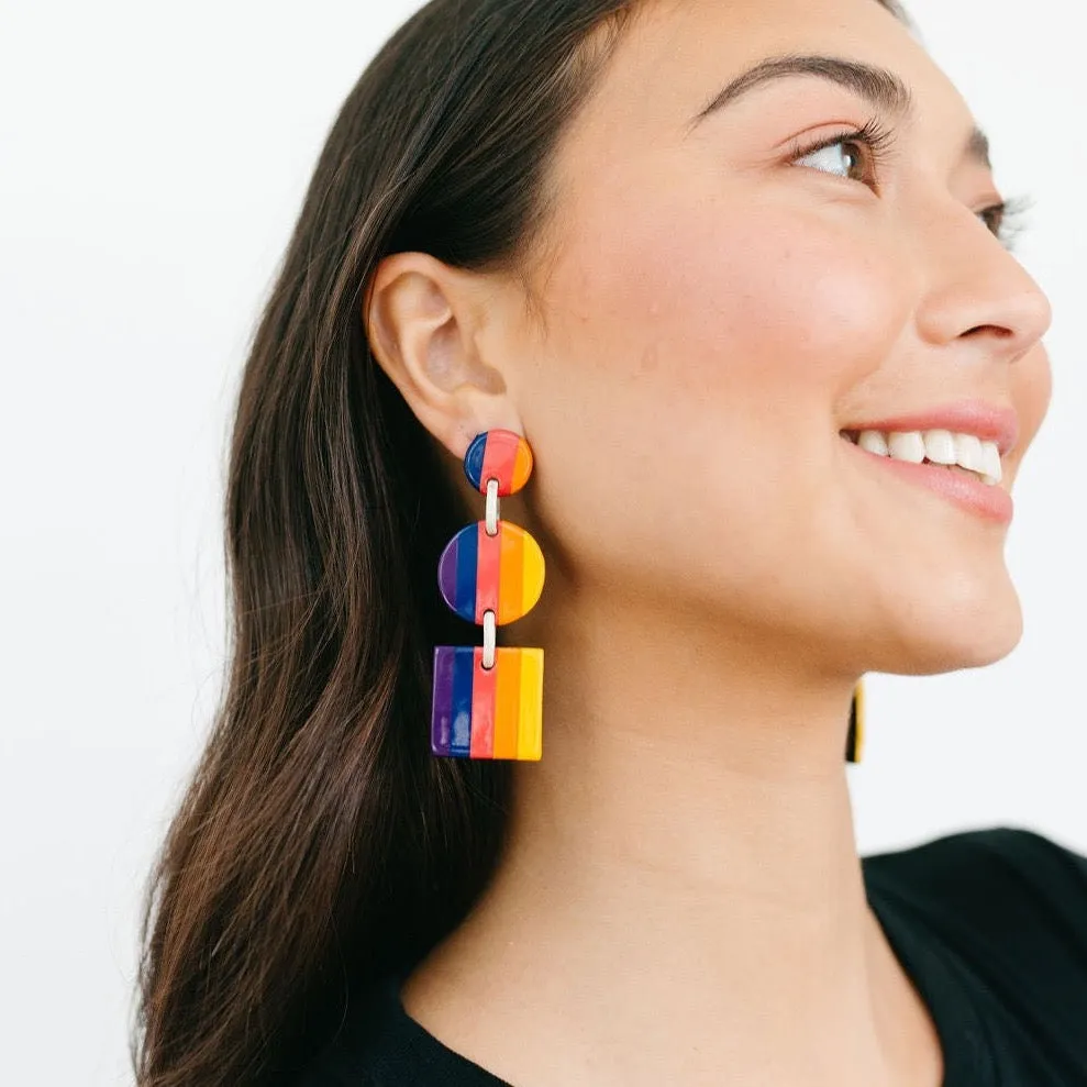 Rainbow Harbor Earrings sold by Sunshine Tienda product image thumbnail 3