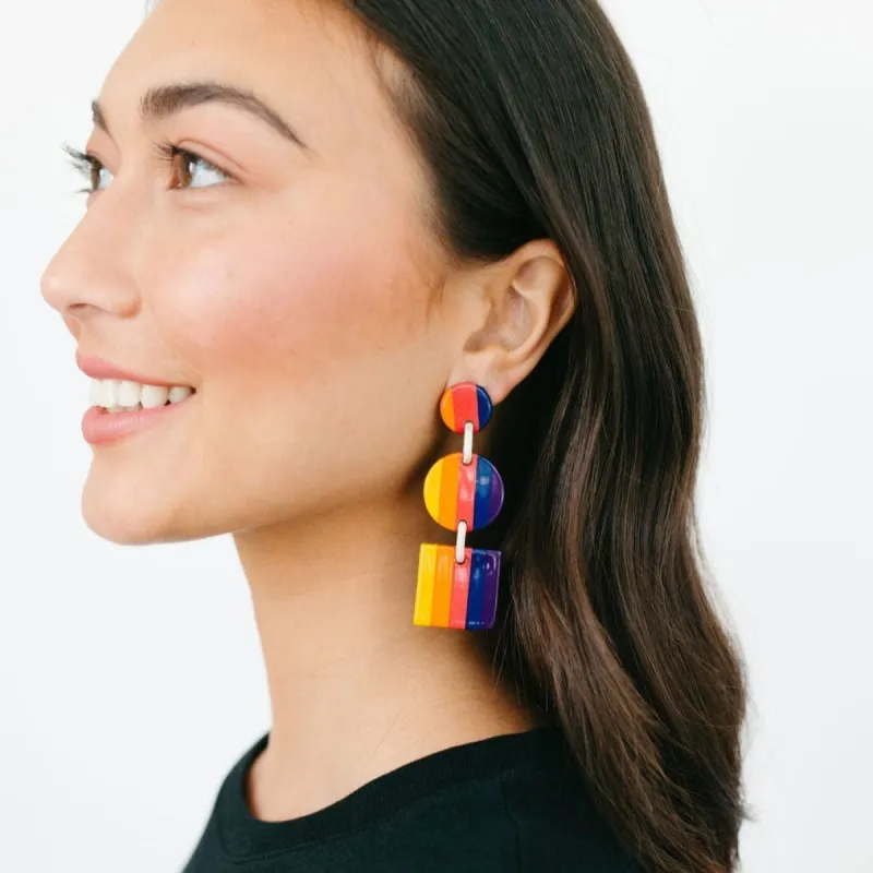Rainbow Harbor Earrings sold by Sunshine Tienda