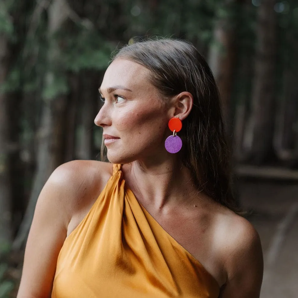 Double Dip Rio Earrings sold by Sunshine Tienda product image thumbnail 2