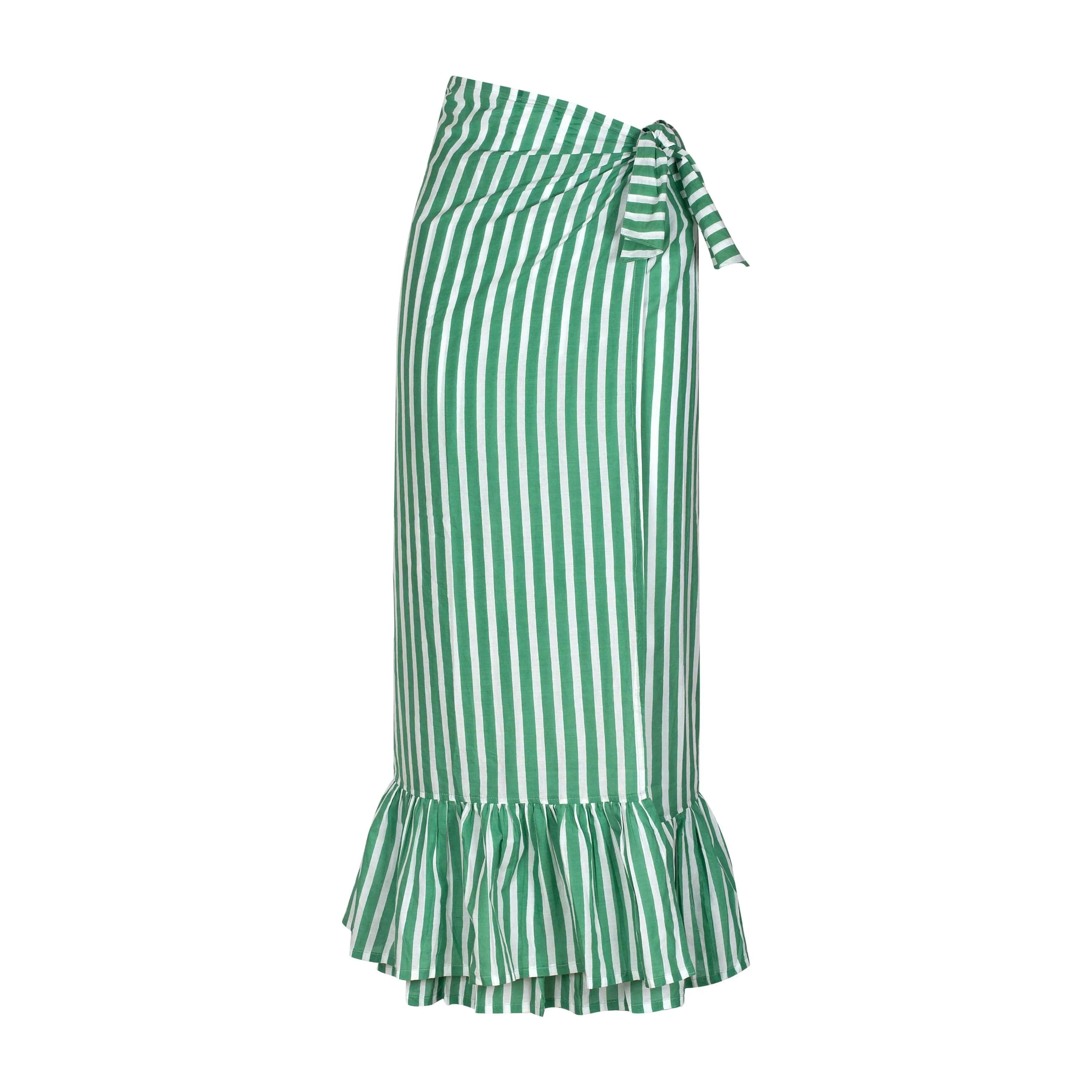 Green and White Stripe Vienna Sarong sold by Sunshine Tienda product image thumbnail 5