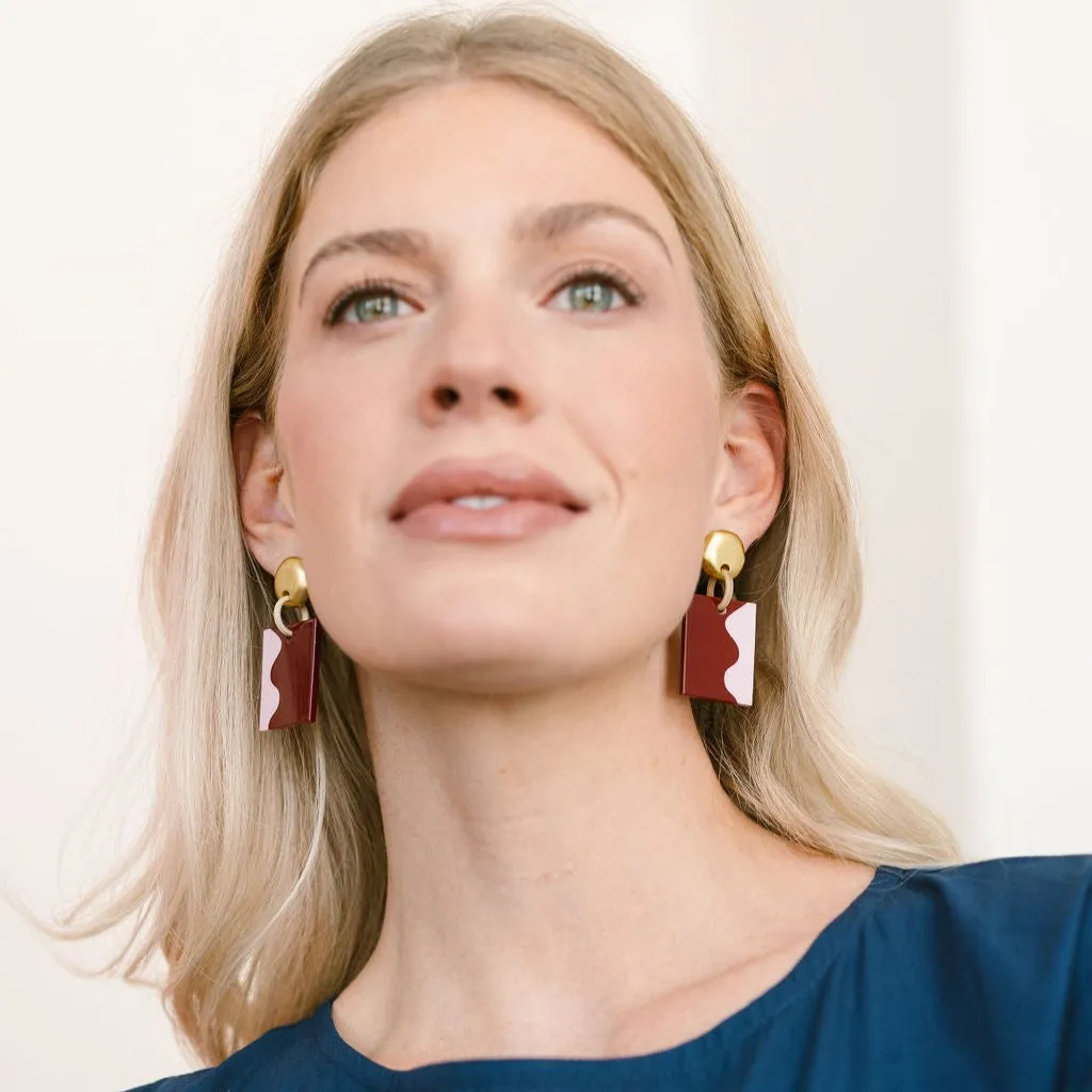 Nicvatole Block Earrings sold by Sunshine Tienda product image thumbnail 3