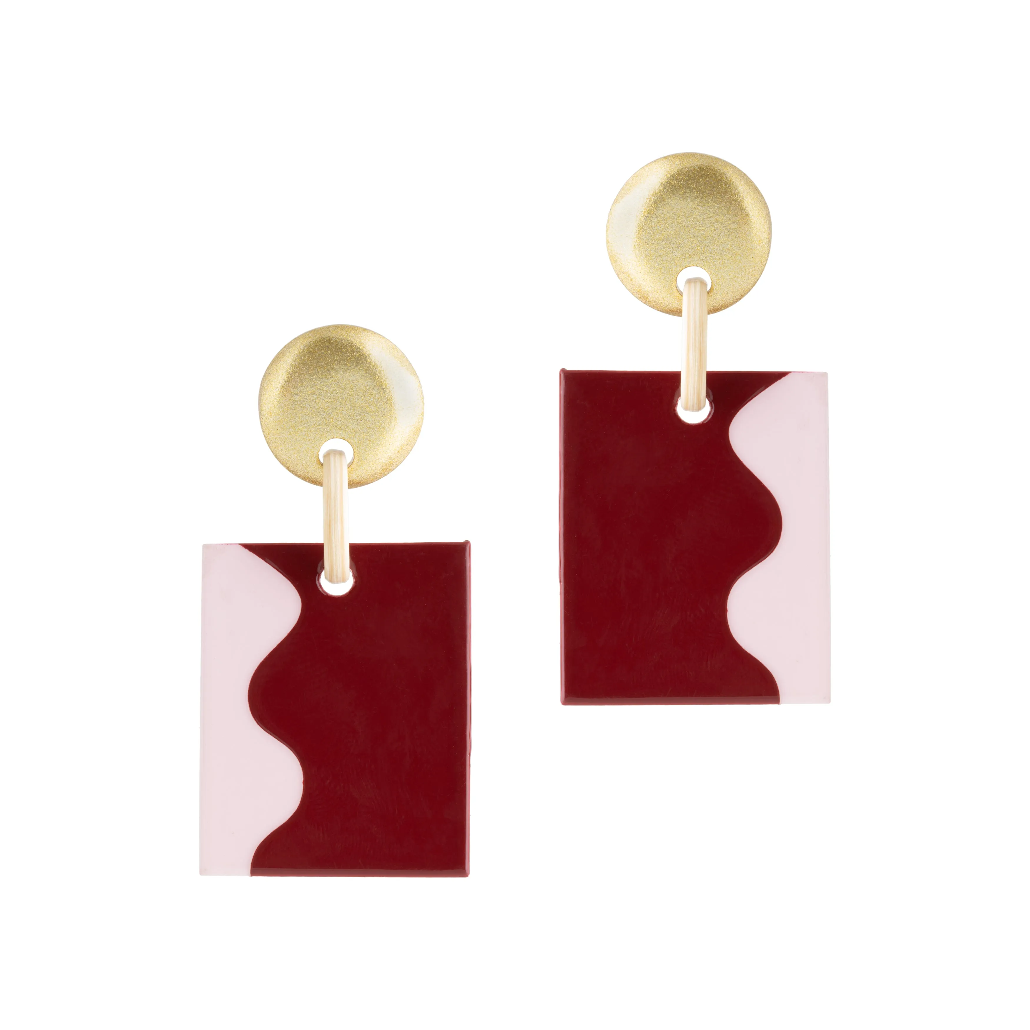 Nicvatole Block Earrings sold by Sunshine Tienda product image thumbnail 2