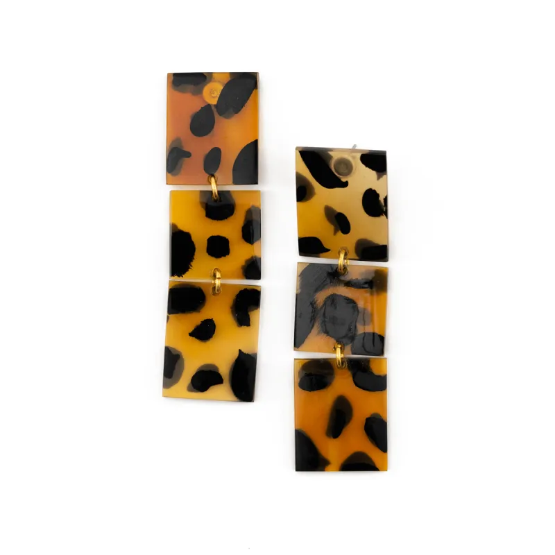 Poppy Tortoise Drop Earrings sold by Sunshine Tienda