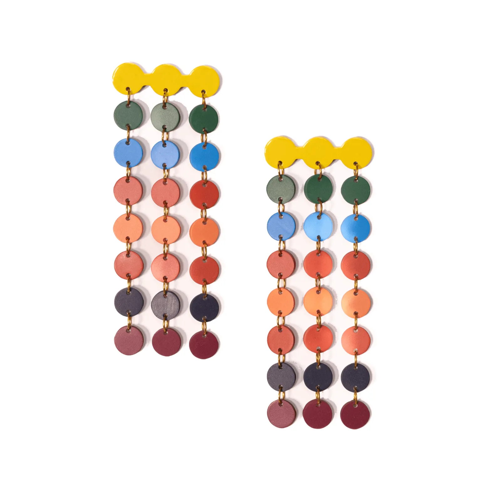 Rainbow Cascade Earrings sold by Sunshine Tienda product image thumbnail 2