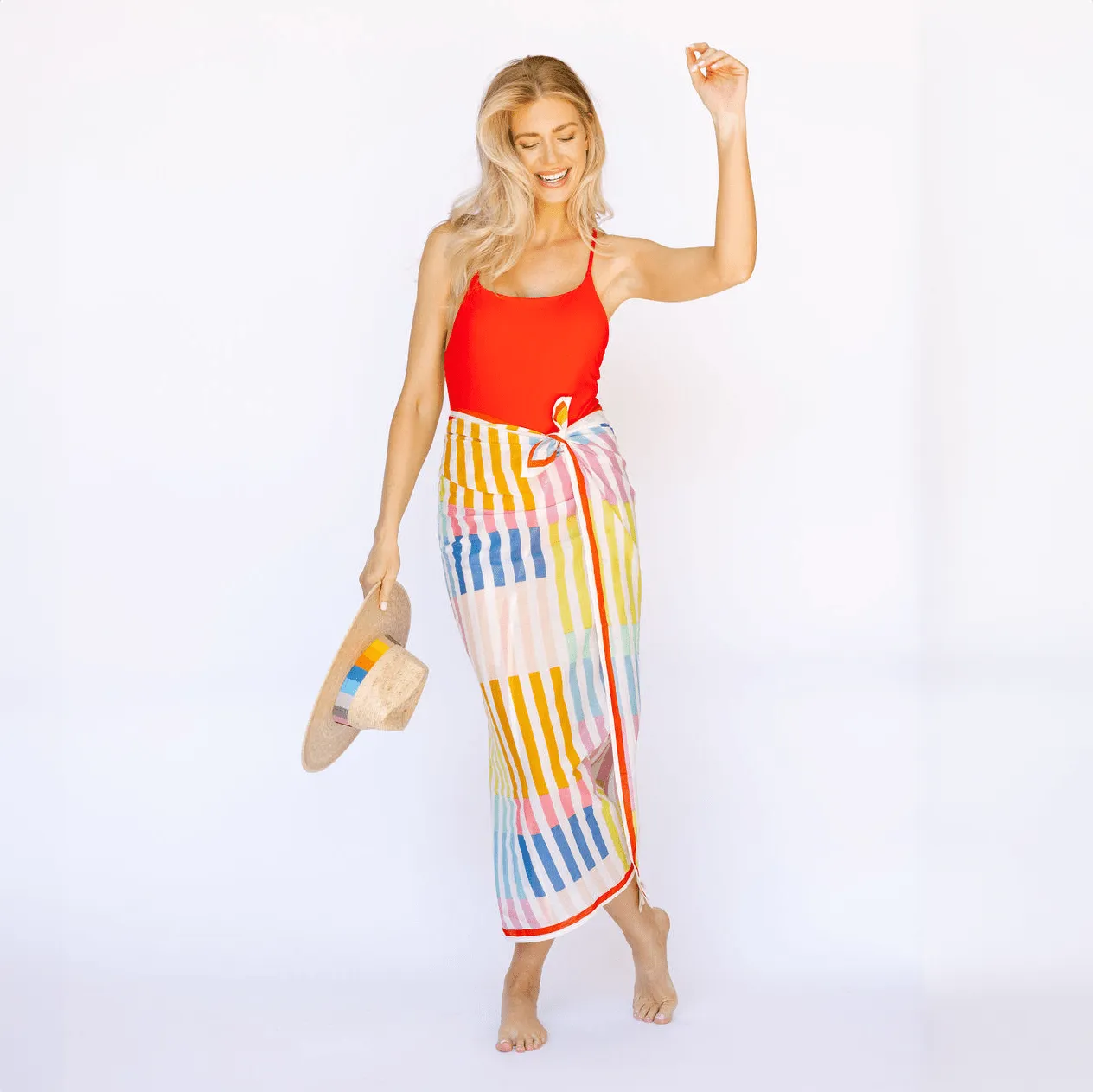 Rainbow Stripe Sarong sold by Sunshine Tienda product image thumbnail 2