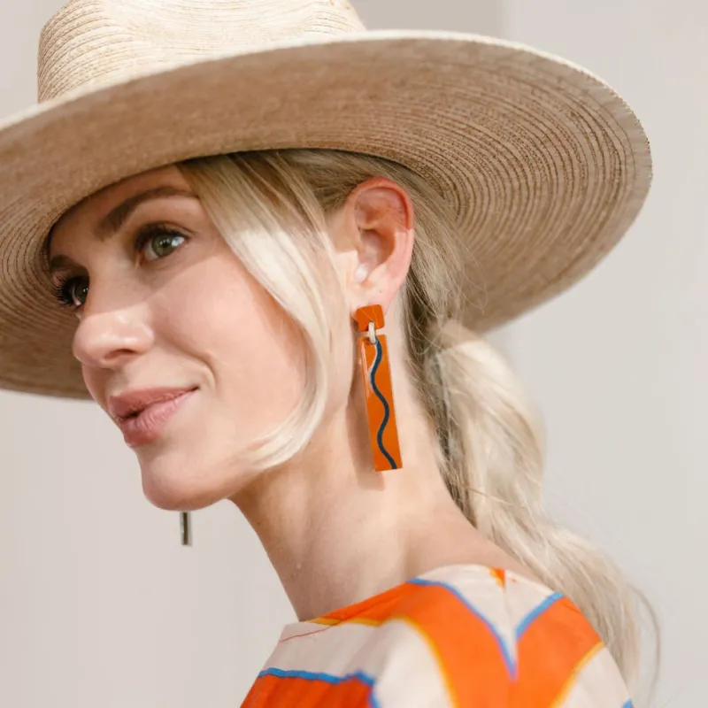 Cafe Earrings sold by Sunshine Tienda