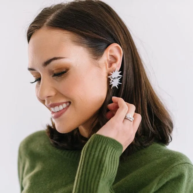 Starlight Silver Studs sold by Sunshine Tienda product image thumbnail 3