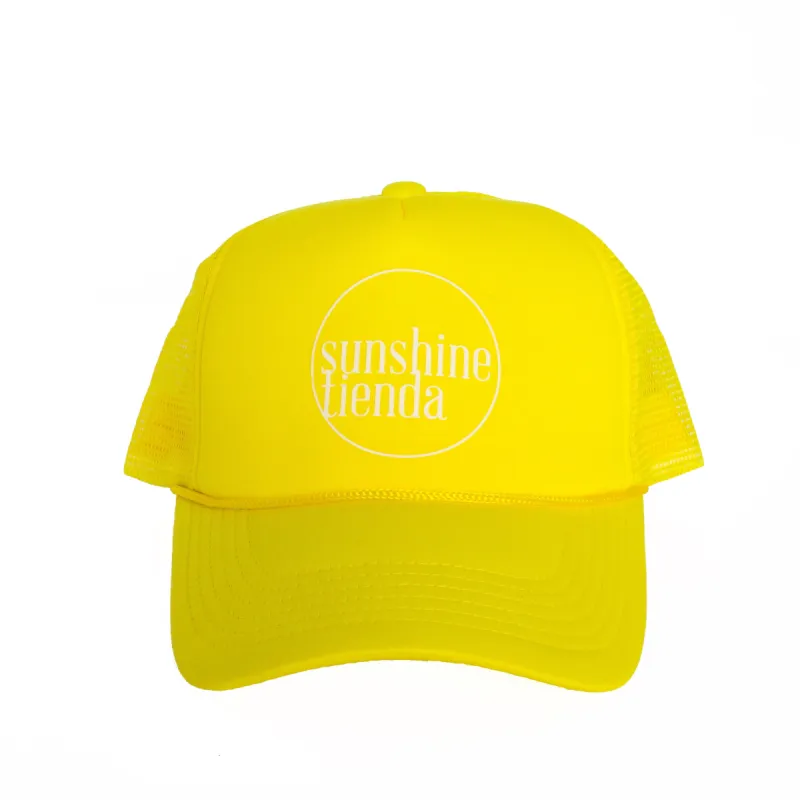 Yellow Sunshine Tienda Trucker Hat sold by Sunshine Tienda