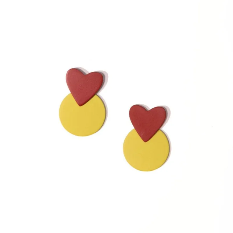 Tienda Apple Heart Earrings sold by Sunshine Tienda