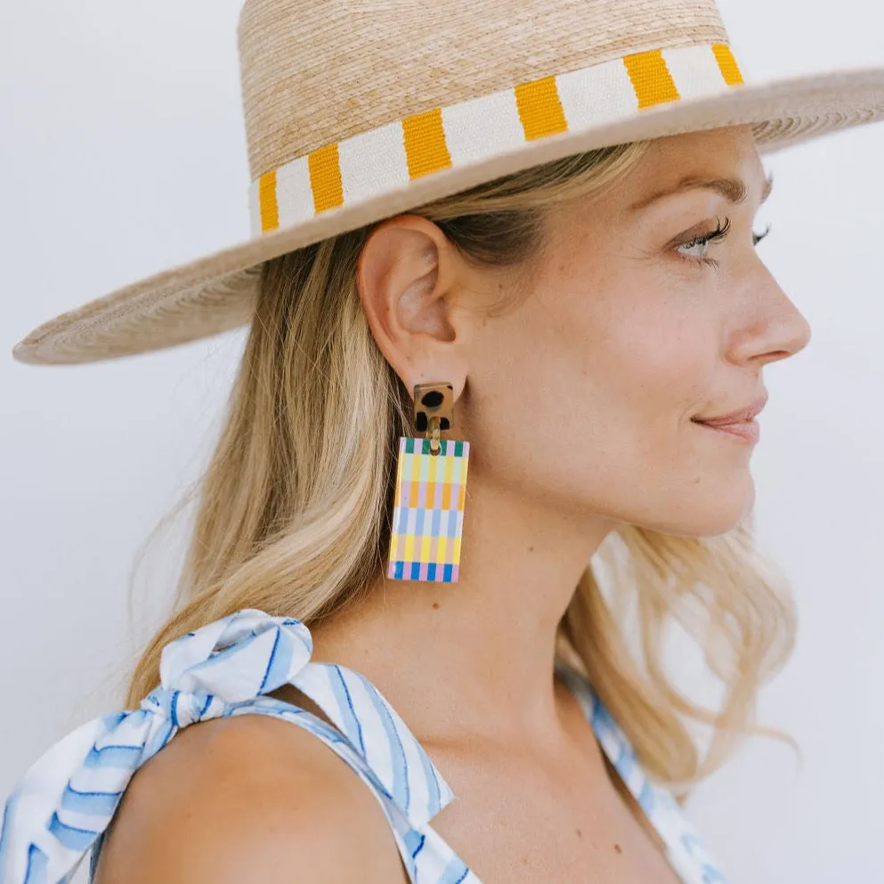 Hazel Stripe Cabana Earrings sold by Sunshine Tienda product image thumbnail 2